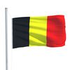 vidaXL Belgium Flag Black, Yellow, Red 68D 100% polyester 35.4x59.1