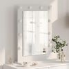 vidaXL Vanity Mirror with Mirror White 27.56 x 19.69 x 7.09 in