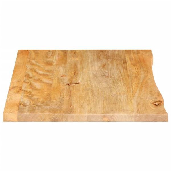 vidaXL Table Top Natural Solid mango wood 35.4 x 23.6 in Durable