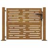 vidaXL Garden Gate 39.4x29.5" Corten Steel Square Design