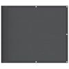 vidaXL Balcony Screen Anthracite 35.4x393.7" 100% Polyester Oxford