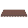 vidaXL Retractable Awning Brown