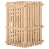 vidaXL Potato Box Pine Solid Pinewood 19.7x19.7x31.5 in Potato Box
