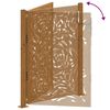 vidaXL Garden Gate 41.3x51.2" Weathering Steel Flame Design