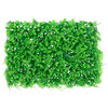 vidaXL Artificial Fern Leaf Fence Set of 6 Green PE (Polyethylene)