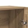 vidaXL Book Cabinet Artisan Oak Engineered Wood Medium Book Cabinet