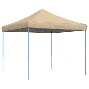 vidaXL Party Tent Beige, Blue