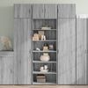 vidaXL Highboard Gray Sonoma Engineered Wood Tall Storage Highboard
