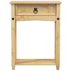 vidaXL Console Table Honey Brown