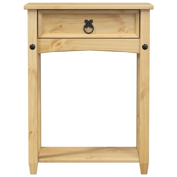 vidaXL Console Table Honey Brown