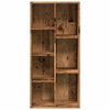 vidaXL Book Cabinet Old Wood Engineered Wood Medium Book Cabinet