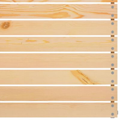 vidaXL Patio Middle Sofas 2 pcs Solid Wood Pine