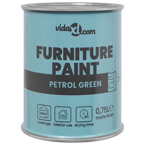 vidaXL Furniture Paint Green 3.94 x 3.94 x 4.80 in Wall Print