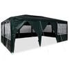 vidaXL Party Tent Green 236.22 x 157.48 x 104.72 in Polyethylene