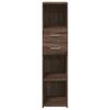 vidaXL Highboard Brown oak Engineered wood Medium Highboard