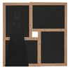 vidaXL Photo Frame Light brown MDF 4x Modern Collage Photo Frame