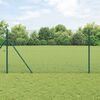 vidaXL Welded Wire Fence Green 39.4" x 1968.5" Steel
