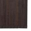 vidaXL Rug Dark Brown Bamboo, Polypropylene 39.4 x 196.9 in Bamboo Rug