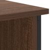 vidaXL Bedside Cabinet Brown Oak 21.65 x 12.20 x 29.92 in
