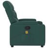 vidaXL Massage Recliner Chair Dark Green