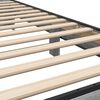vidaXL Bed Frame Gray Sonoma Engineered wood, metal Twin