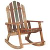 vidaXL Garden Rocking Chair Multicolour Solid reclaimed wood Standard