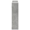 vidaXL Wall Shelf Concrete gray Engineered wood 39.0x5.9x23.6 in