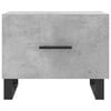 vidaXL Coffee Table Concrete Grey Engineered Wood, Iron Medium