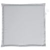 vidaXL Garden Seat Pad Set of 4 Light grey Polyester, Foam 17.7x17.7 in