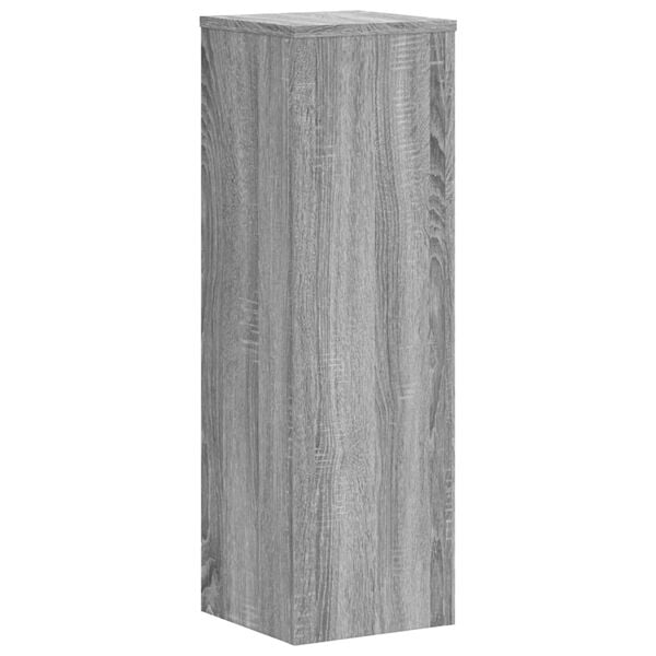 vidaXL Plant Stand Set of 2 Grey Sonoma Engineered wood