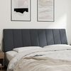 vidaXL Headboard Cushion Dark Grey Velvet (100% polyester), Foam 63 in