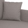vidaXL 2-seater Sofa Taupe Polyester, Metal, Textilene 55.1 in seat width