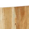 vidaXL Headboard Natural wood Solid Acacia wood Double Industrial
