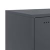 vidaXL Sideboard Anthracite Cold-rolled steel 39.6x15.4x42.1 in
