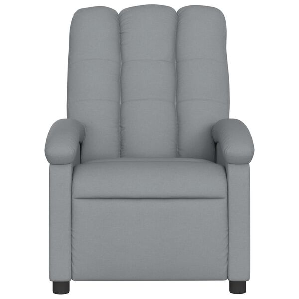 vidaXL Massage Recliner Chair Light grey