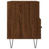 vidaXL TV Cabinet Brown oak Engineered wood, iron Standard TV Cabinet
