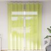 vidaXL Voile Curtains with Grommets 2 pcs Apple Green 55.1x102.4"