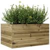 vidaXL Garden Planter Natural wood Pressure-treated pine wood Large