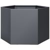 vidaXL Garden Planter Anthracite Steel Large Durable Garden Planter
