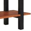 vidaXL Console Table Brown and Black 43.31 x 11.81 x 29.53 in