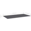 vidaXL Shelf Set of 4 High gloss gray Engineered wood 39.4x19.7x0.6 in