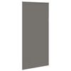 vidaXL Roller Blind Grey 100% Polyester, Aluminum top rail 37.4 x 90.6 in