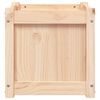 vidaXL Garden Planter Natural wood Solid pine wood Medium Durable