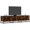 vidaXL TV Cabinet Smoked oak Engineered wood, metal Large TV Cabinet