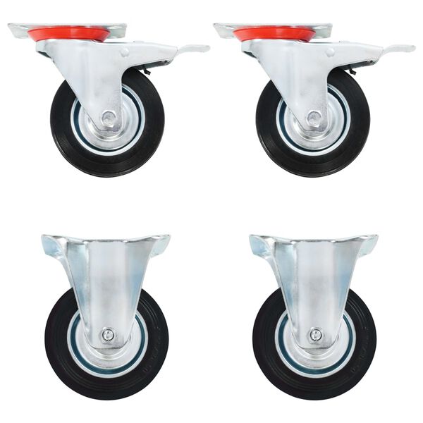 vidaXL Casters 4 pcs 3.94 "