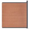 vidaXL Fence Panel WPC Brown 68.1x73.2"