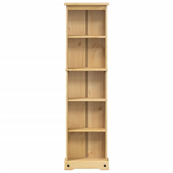 vidaXL Bookcase Honey wood Solid pine wood with a honey wax finish