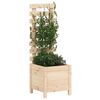 vidaXL Garden Planter Natural wood Solid Pine Wood Small Planters