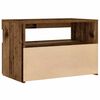 vidaXL Bedside Cabinet Old wood Engineered wood Medium Bedside Cabinet