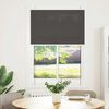 vidaXL Pleated Blind Black 100% Polyester 37.4x59.1 in